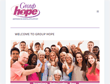 Tablet Screenshot of grouphope.org